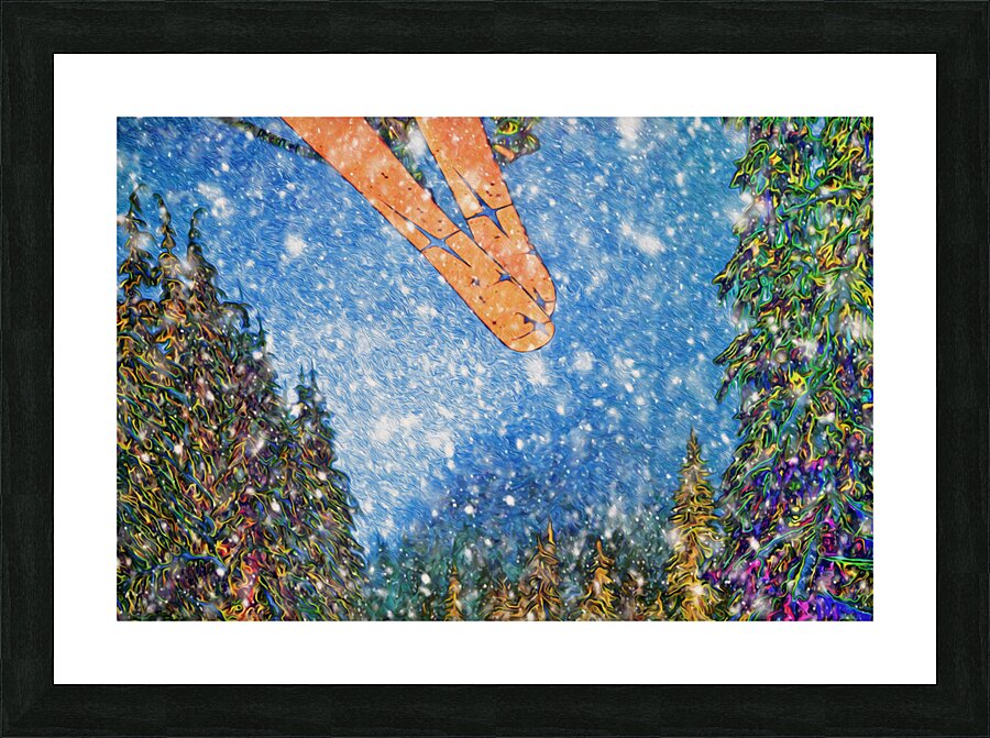 last light electric Picture Frame print