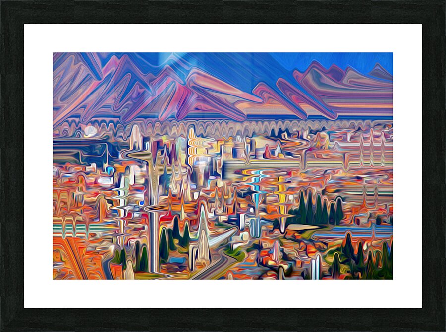 La Paz pazaz Picture Frame print
