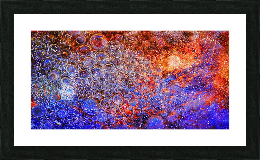 cosmic puddle cuddle Picture Frame print