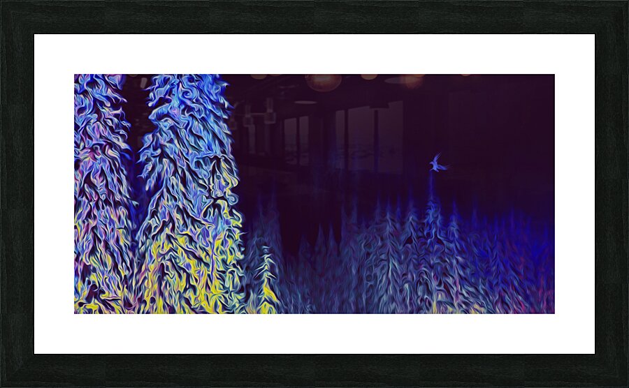 tricksters glow after dark Picture Frame print