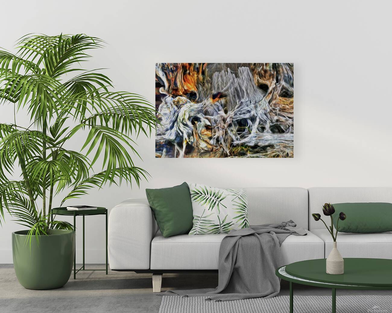 petrified at low tide Reproduction