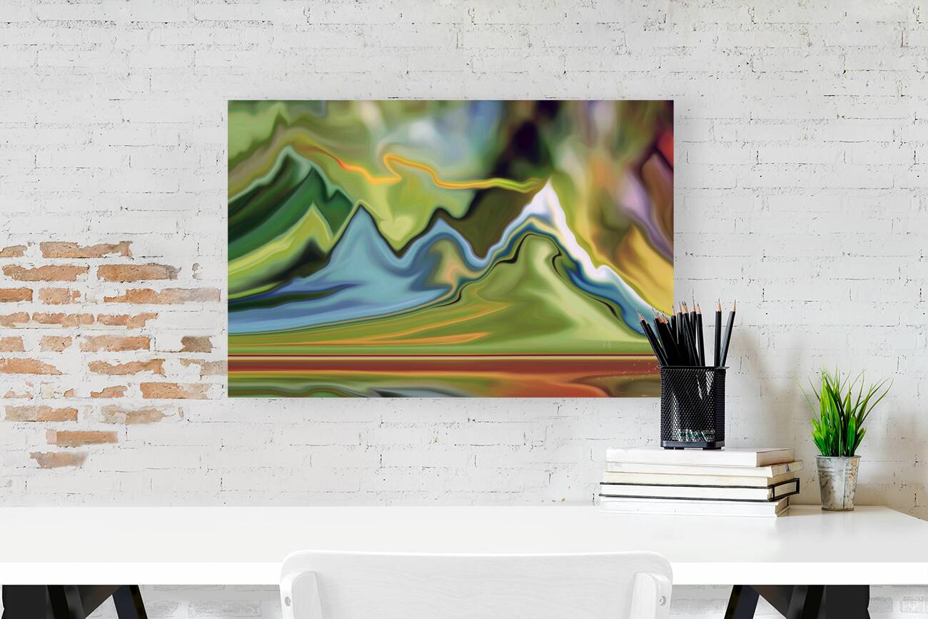 spring in the selkirks Reproduction