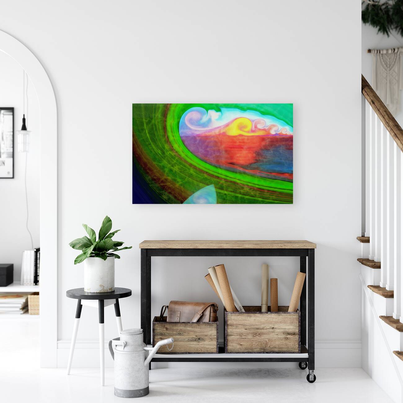 look to the horizon at first light Reproduction