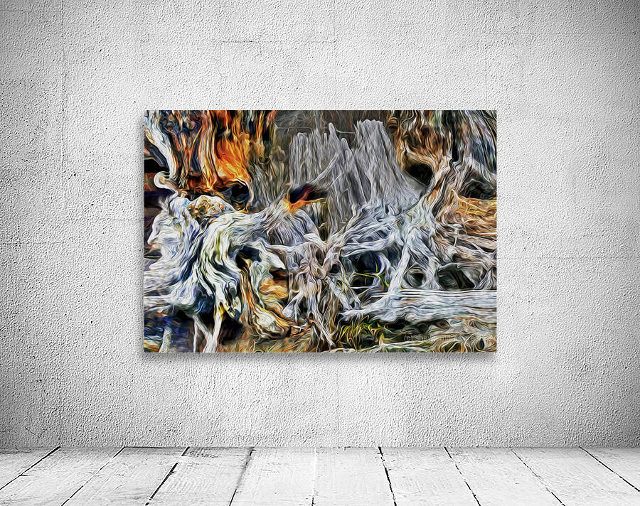 petrified at low tide Wall Preview