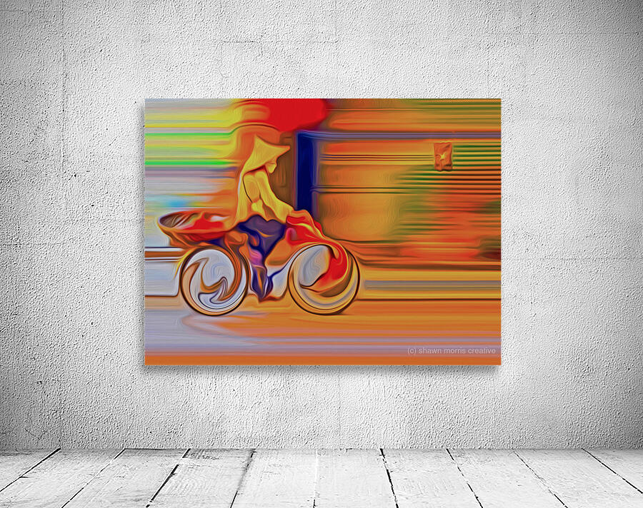 the constant joys of Hanois always on pedal power Wall Preview