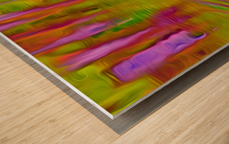 cottonwood lake candy breeze Wood print