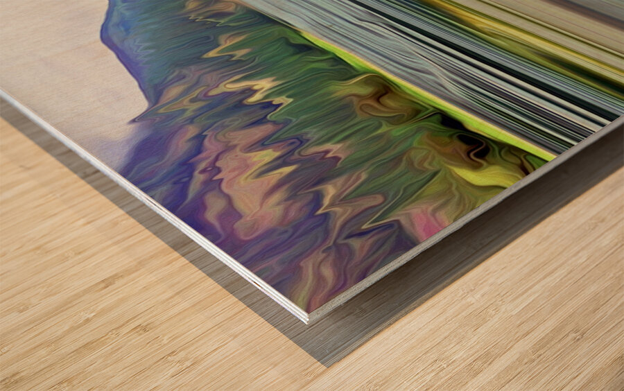 Mataoes heavenly Saulute Wood print