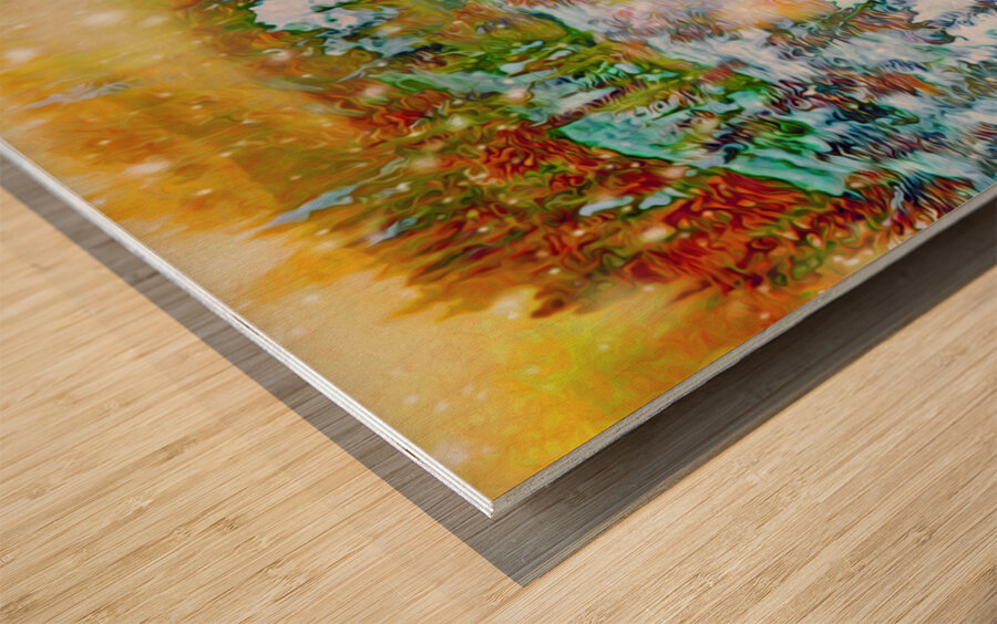 early morning ecstacy Wood print