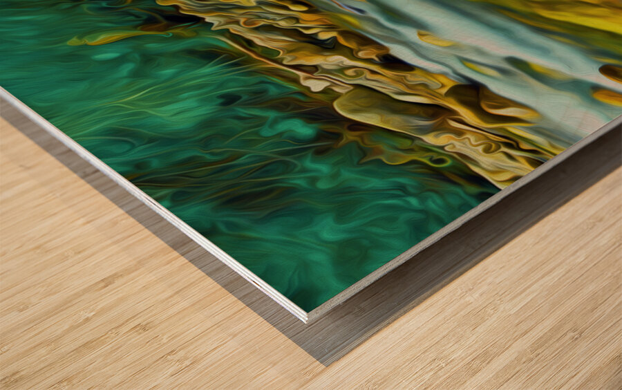 kootenai time iquid assets Wood print