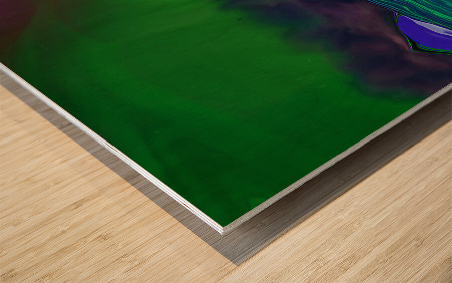 kokaneon aurora score  Impression sur bois