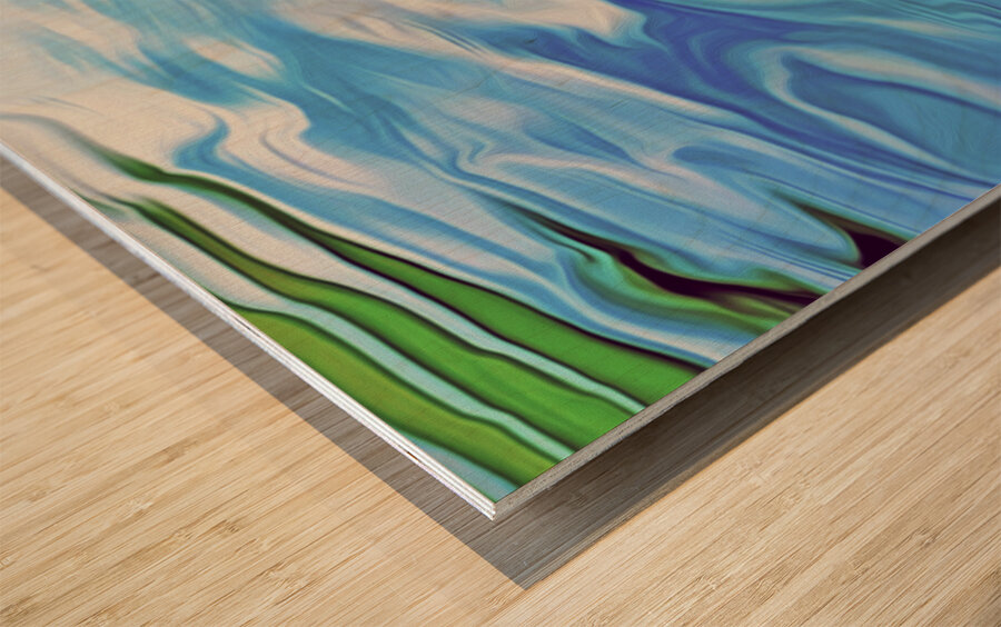 Pause for reflection : landscape orientation Wood print