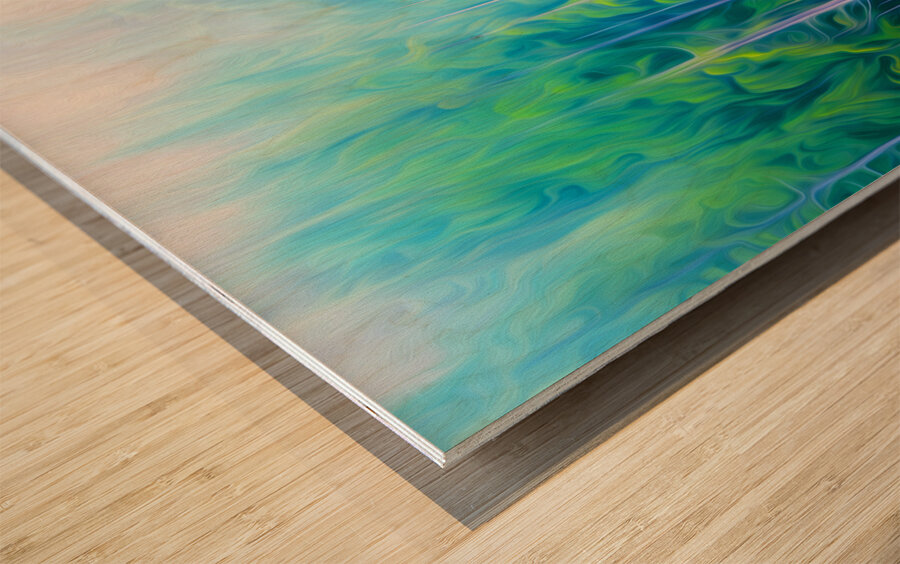 perfect perch Wood print