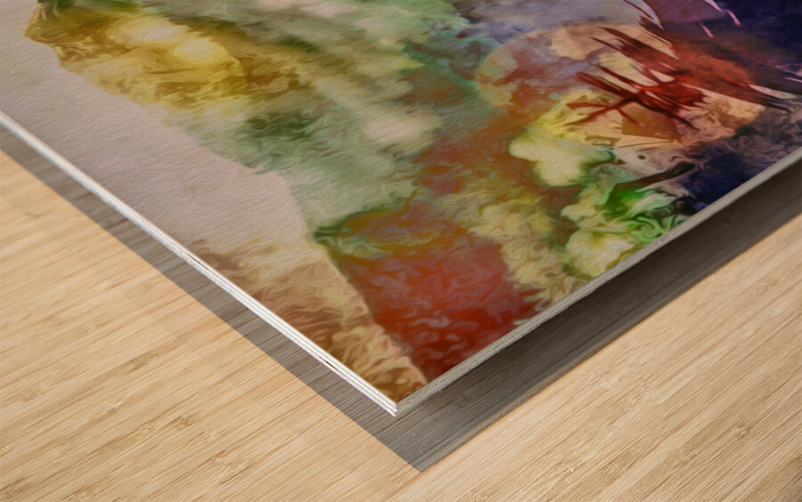 Ravenous Down Shifter Wood print