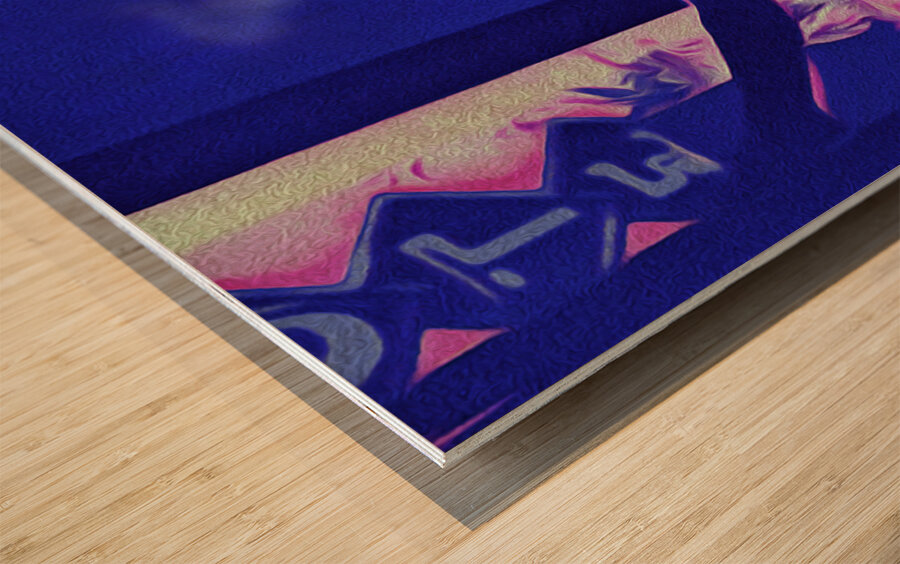 smoke show Wood print