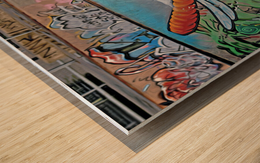 hastings bowl fly Wood print