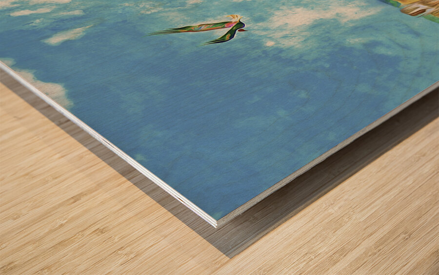 left coast poetry Wood print