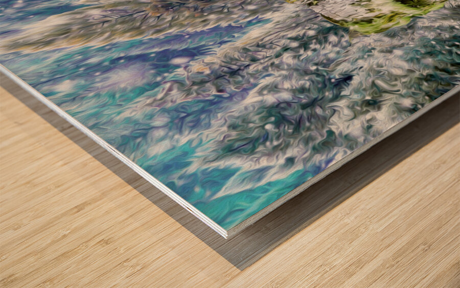 go time : panoramic orientation Wood print