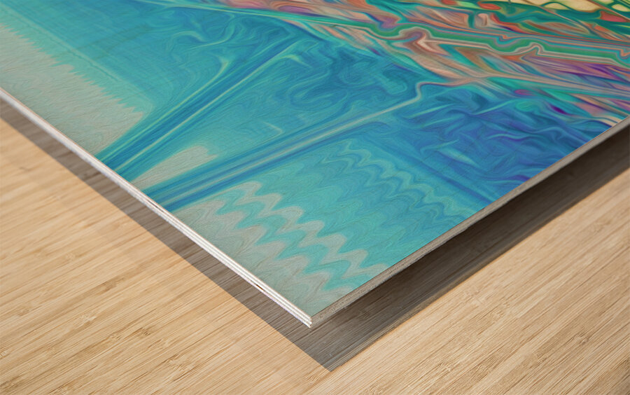  fraser river dance Wood print