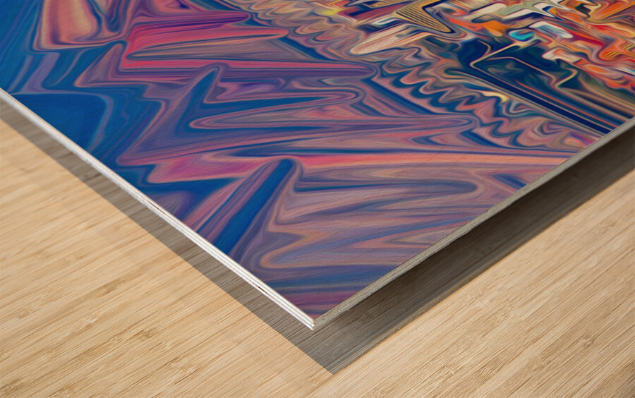 La Paz pazaz Wood print