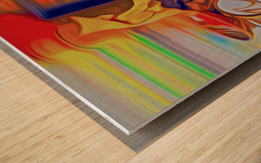 the constant joys of Hanois always on pedal power Wood print