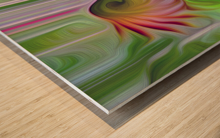 acknOWLedged Wood print