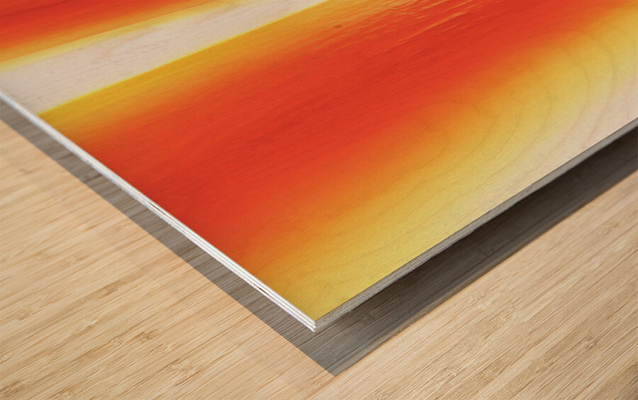 Feather Light bambeautiful Wood print