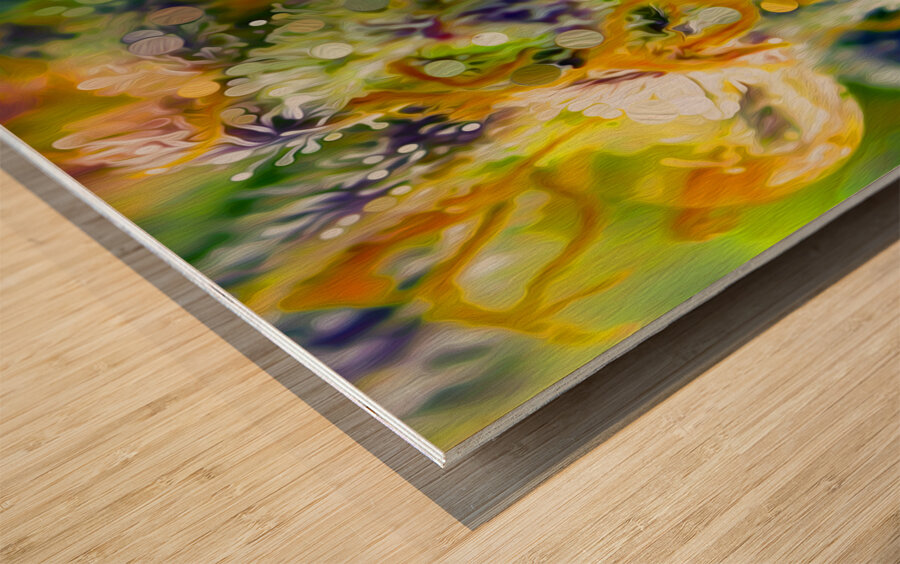 pumping up the jam Wood print