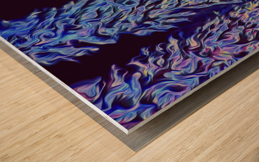 tricksters glow after dark Wood print