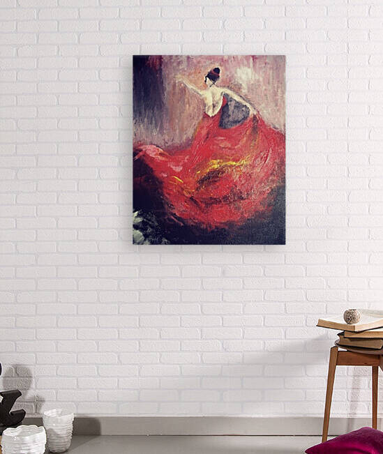 Dancer in Red  by Clara