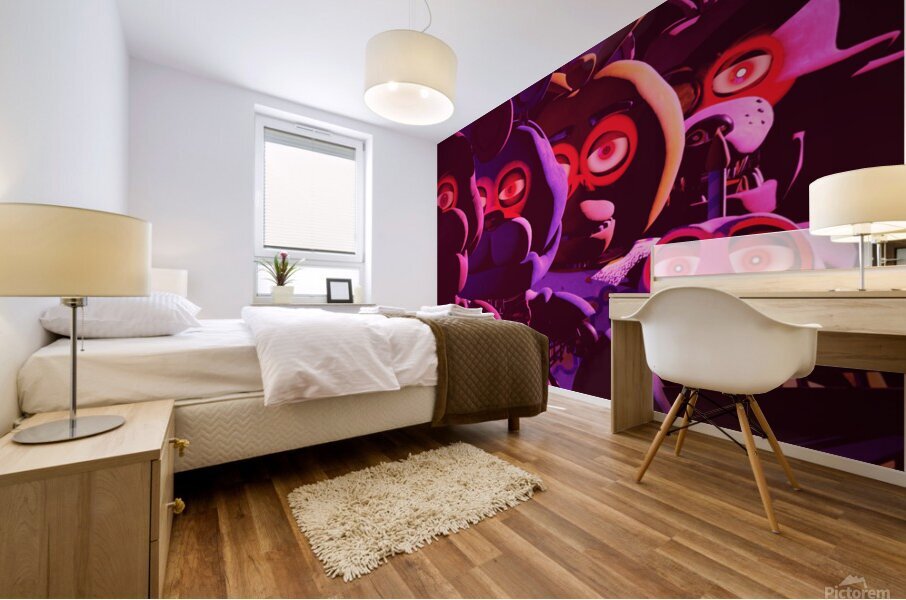 Five Nights at Freddys Mural print