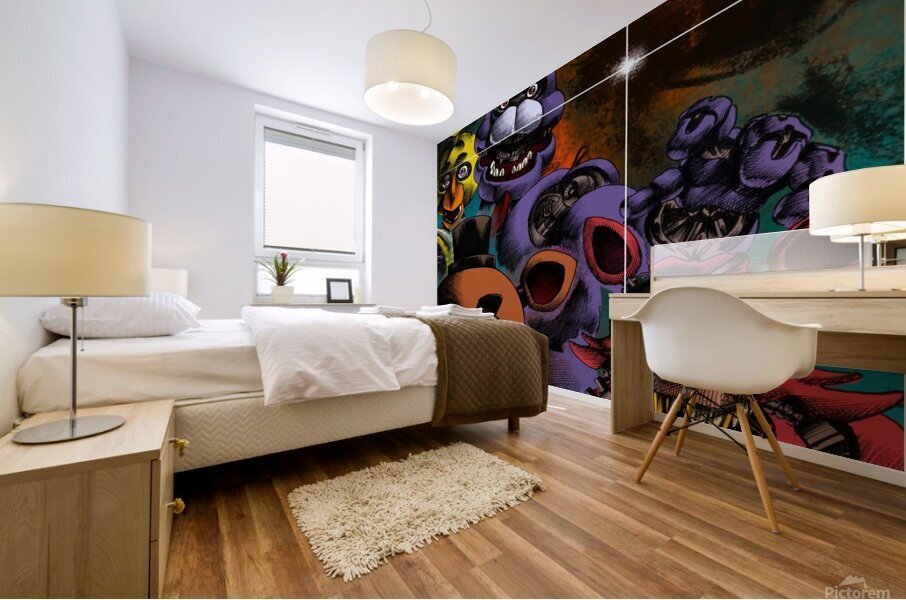 Five Nights at Freddys Mural print