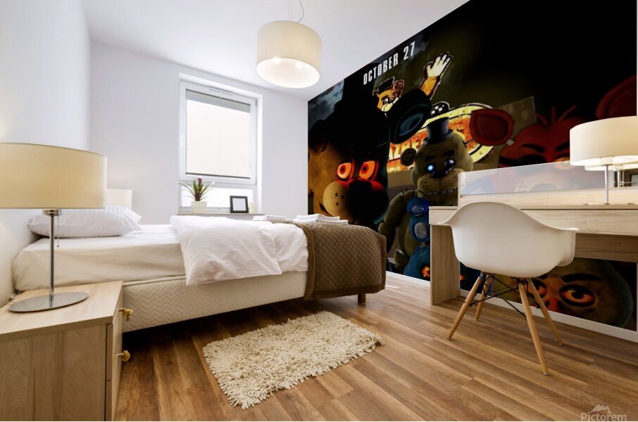 Five Nights at Freddys Mural print