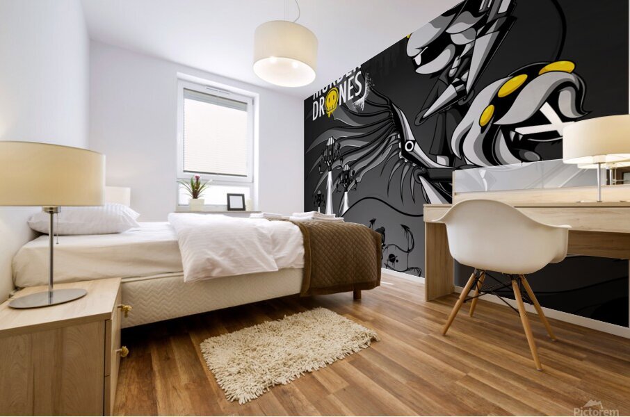 Murder Drones Mural print