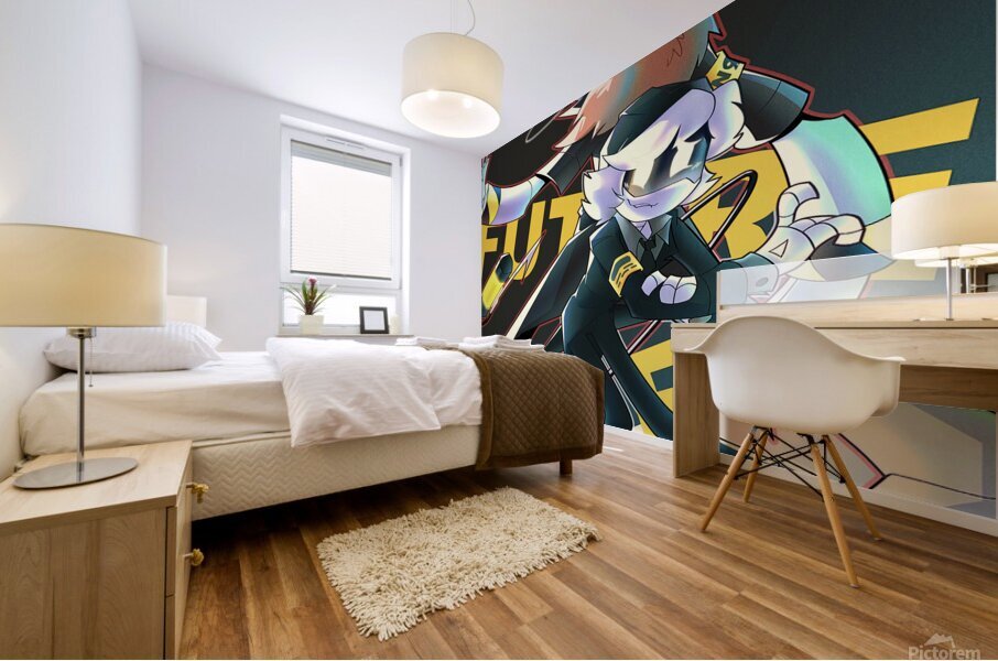 Murder Drones Mural print