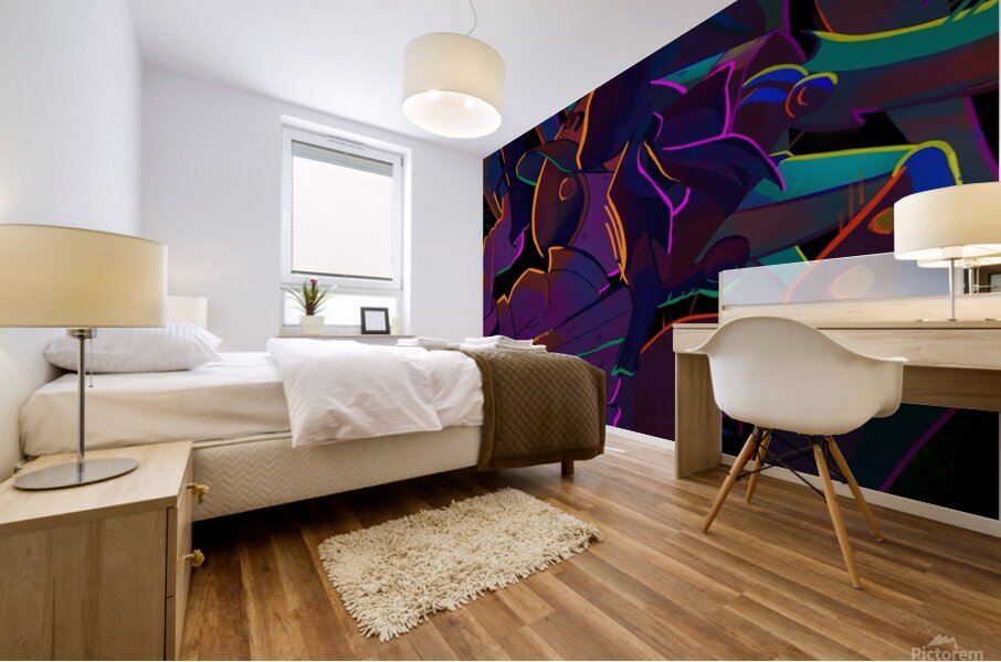 Murder Drones Mural print