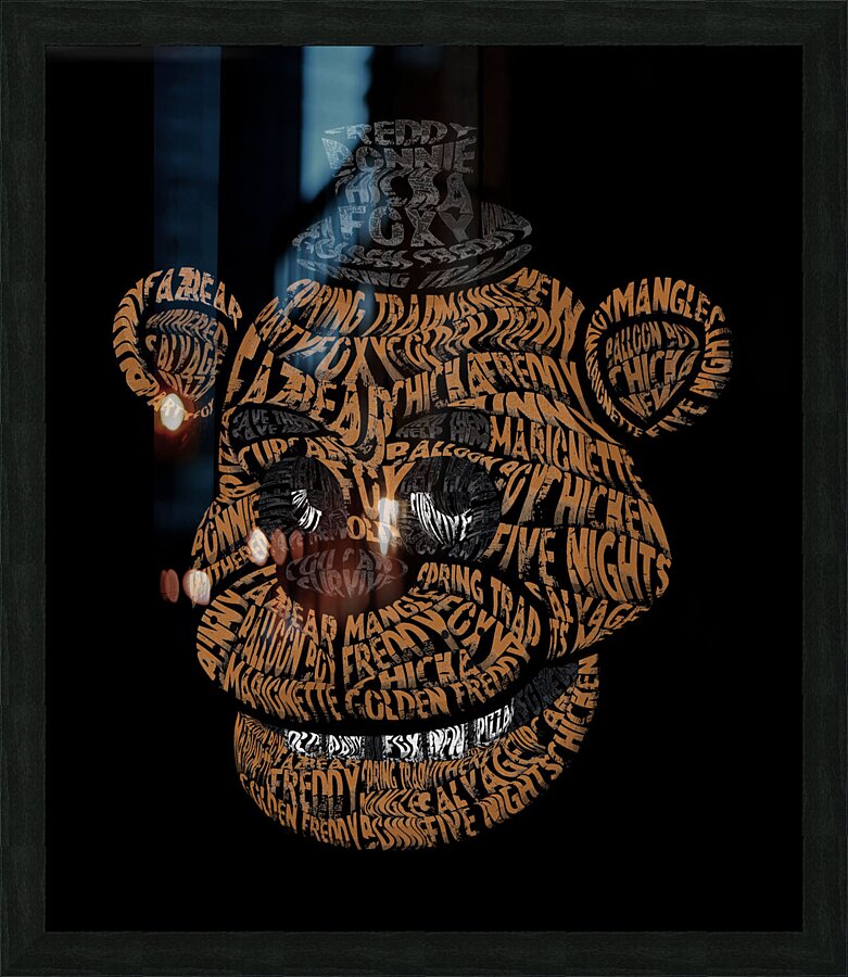 Five Nights at Freddys Picture Frame print