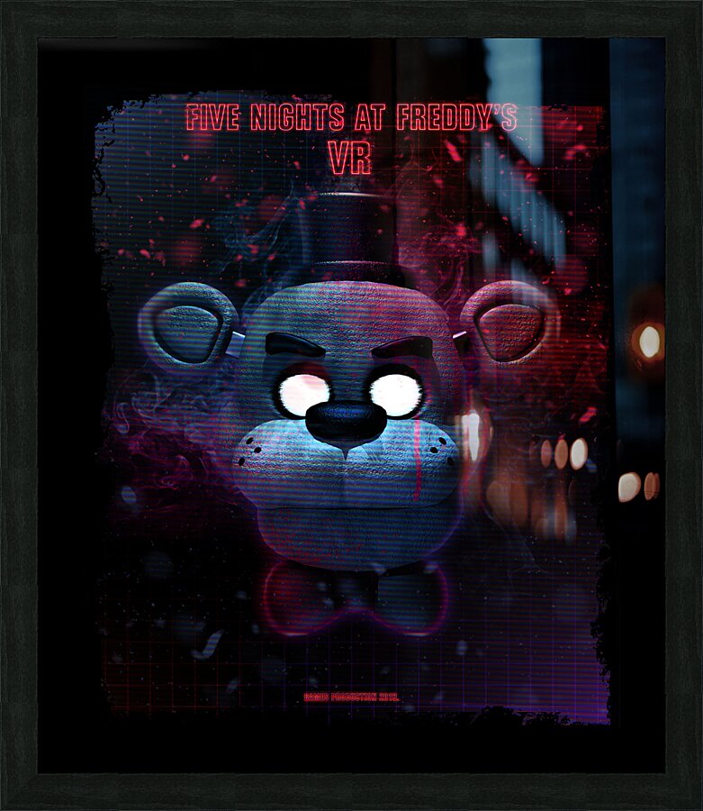 Five Nights at Freddys Picture Frame print