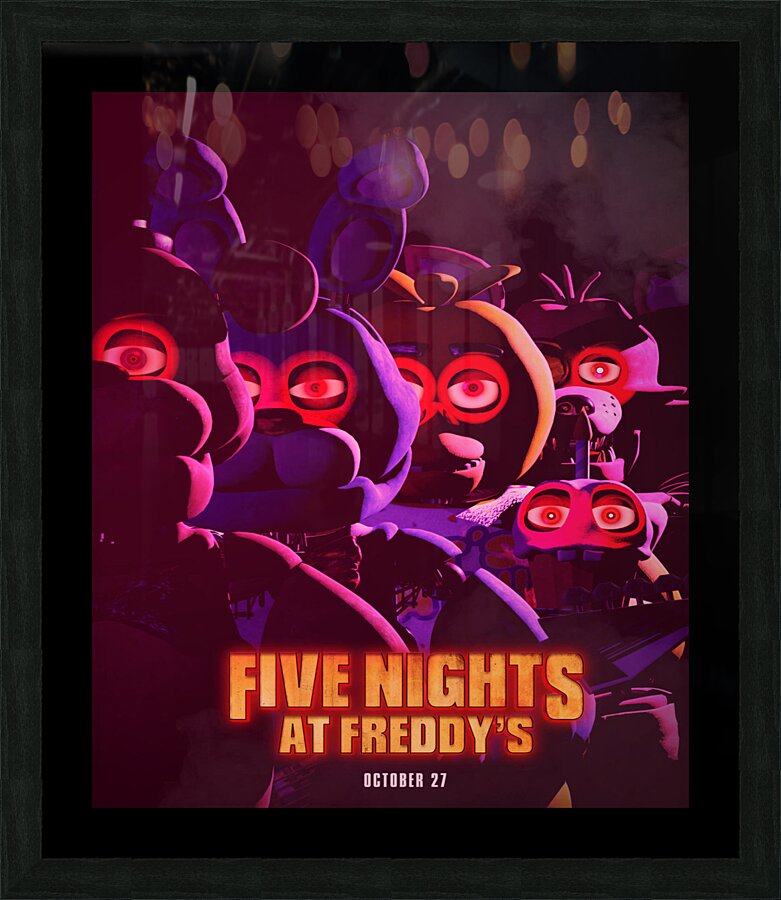 Five Nights at Freddys Picture Frame print
