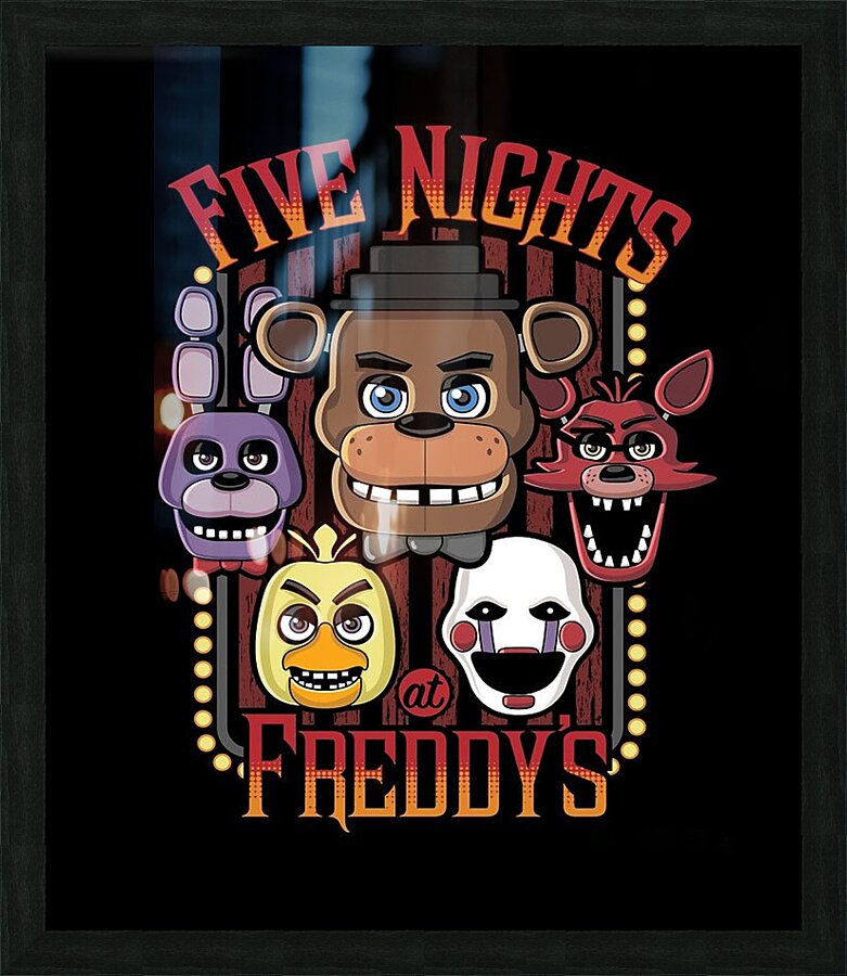 Five Nights at Freddys Picture Frame print