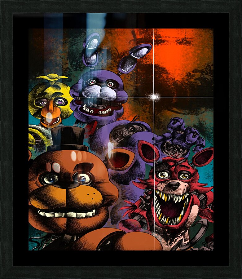 Five Nights at Freddys Picture Frame print