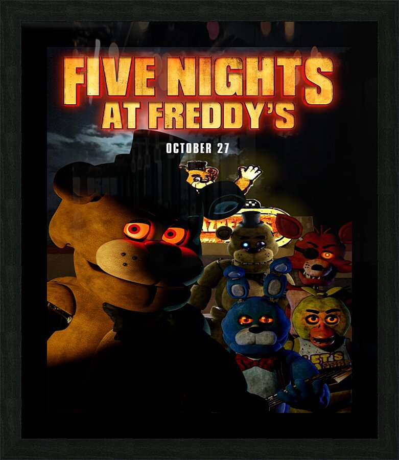 Five Nights at Freddys Picture Frame print