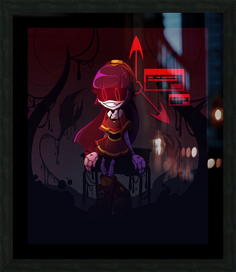Murder Drones Picture Frame print