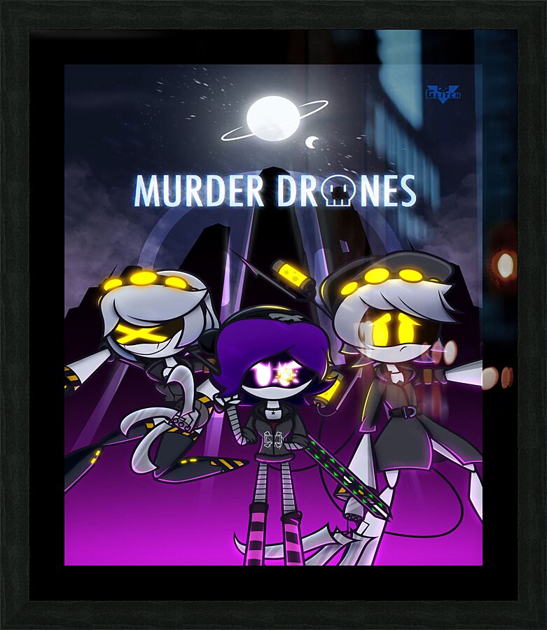Murder Drones Picture Frame print