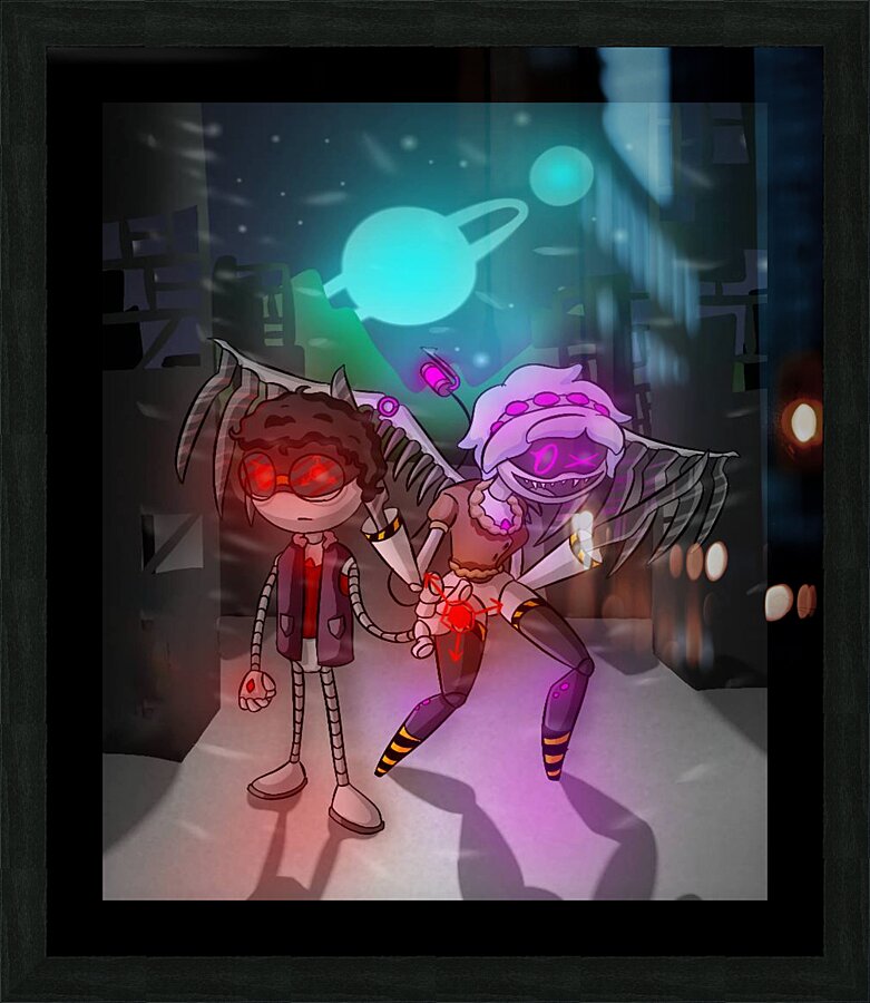 Murder Drones Picture Frame print
