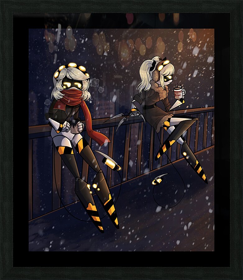 Murder Drones Picture Frame print