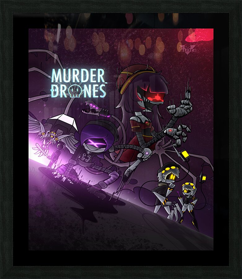 Murder Drones Picture Frame print