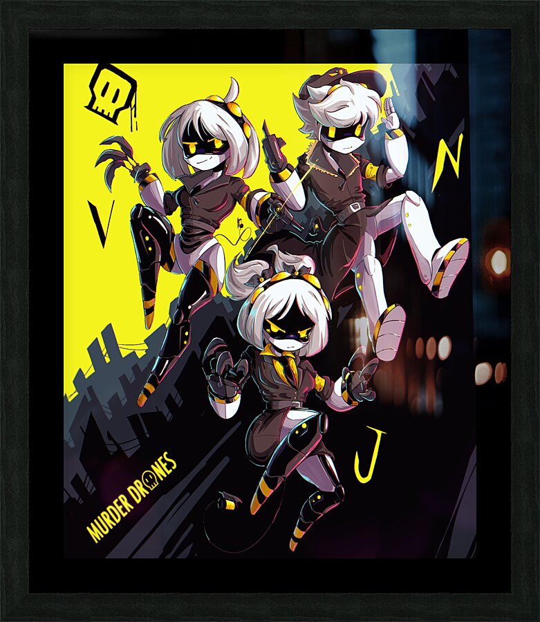 Murder Drones Picture Frame print