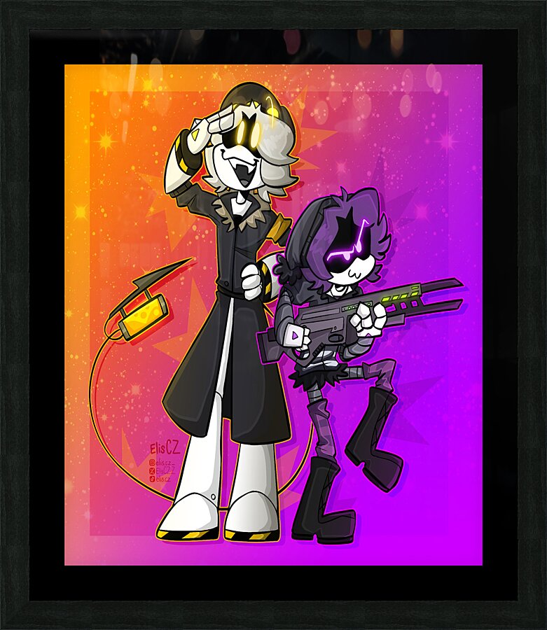 Murder Drones Picture Frame print