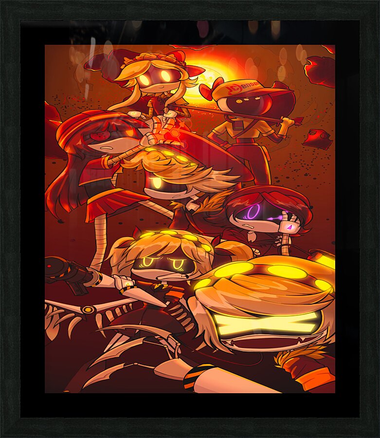 Murder Drones Picture Frame print