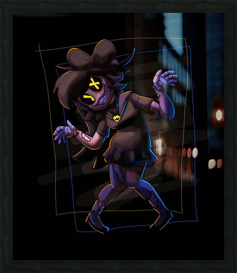 Murder Drones Picture Frame print